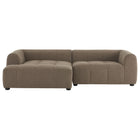Modway Liana Left-Facing Upholstered Fabric Modular Sofa with Chaise