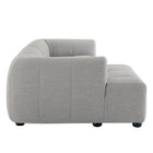 Modway Liana Left-Facing Upholstered Fabric Modular Sofa with Chaise