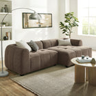 Modway Liana Right-Facing Upholstered Fabric Modular Sofa with Chaise