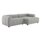 Modway Liana Right-Facing Upholstered Fabric Modular Sofa with Chaise  