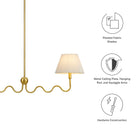 Modway Wave Squiggle 2-Arm Pendant Light