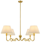 Modway Wave Squiggle 4-Arm Pendant Light