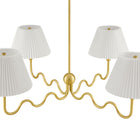 Modway Wave Squiggle 4-Arm Pendant Light