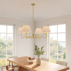 Modway Wave Squiggle 4-Arm Pendant Light