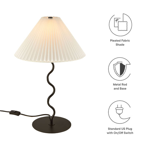 Modway Wave Squiggle Table Lamp  