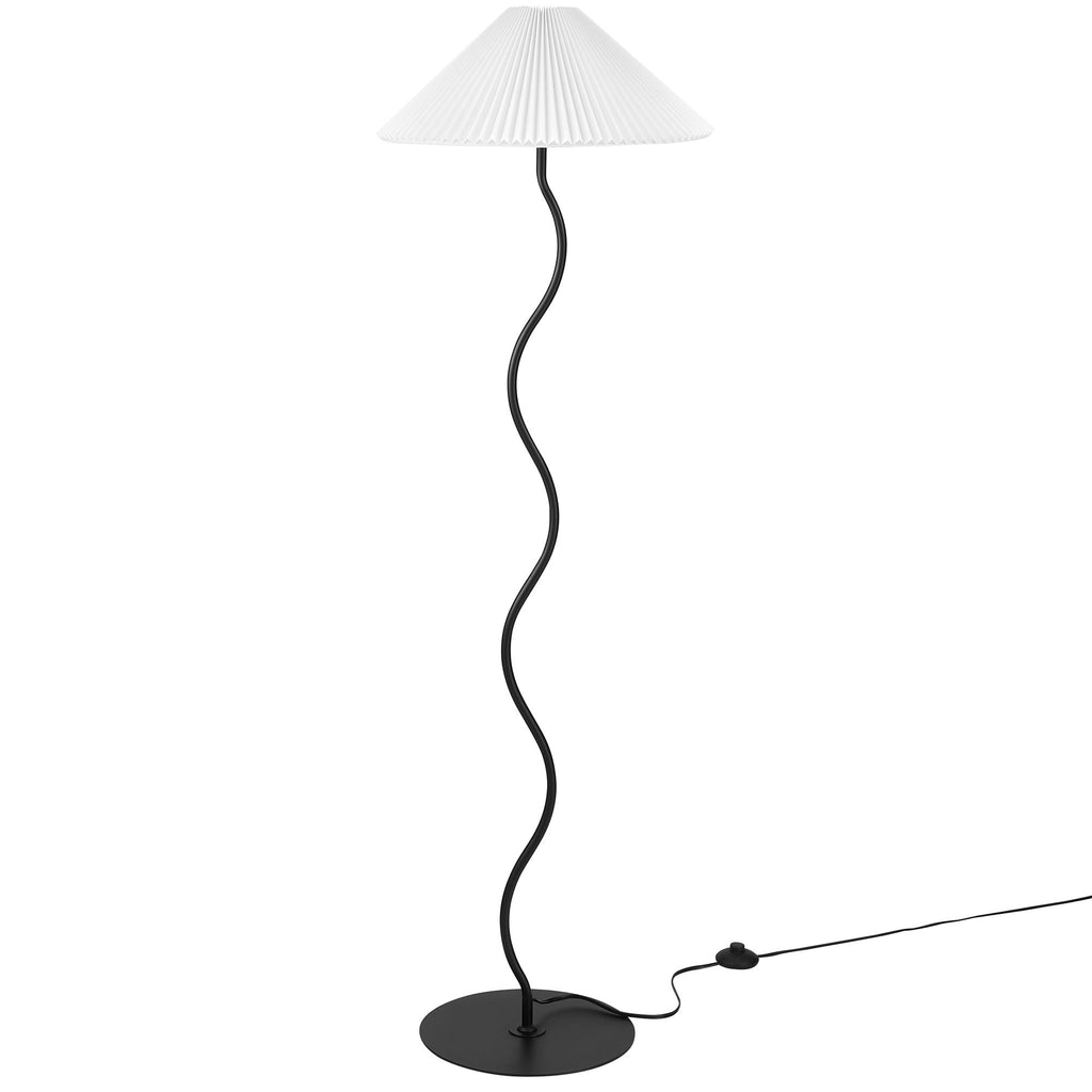 Modway Wave Squiggle Floor Lamp  