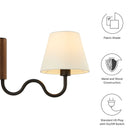 Modway Sunlit Squiggle Arm Wall Sconce