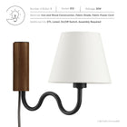 Modway Sunlit Squiggle Arm Wall Sconce