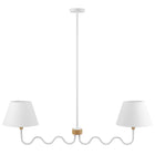 Modway Sunlit Squiggle 2-Arm Pendant Light