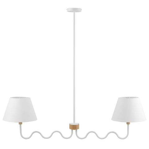 Modway Sunlit Squiggle 2-Arm Pendant Light  