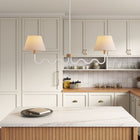 Modway Sunlit Squiggle 2-Arm Pendant Light