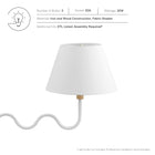 Modway Sunlit Squiggle 2-Arm Pendant Light