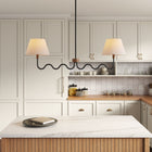 Modway Sunlit Squiggle 2-Arm Pendant Light