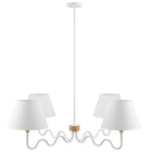 Modway Sunlit Squiggle 4-Arm Pendant Light  