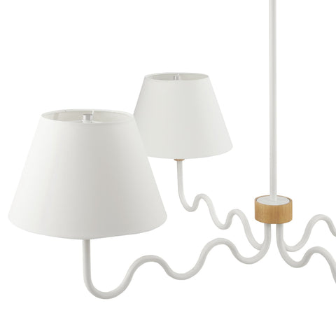 Modway Sunlit Squiggle 4-Arm Pendant Light  