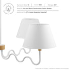Modway Sunlit Squiggle 4-Arm Pendant Light