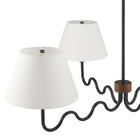 Modway Sunlit Squiggle 4-Arm Pendant Light