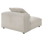 Modway Solace Modular Corduroy Upholstered Armless Chair