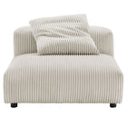Modway Solace 4-Piece Modular Corduroy Upholstered Sectional Sofa