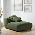 Modway Solace Modular Corduroy Upholstered Armless Chair
