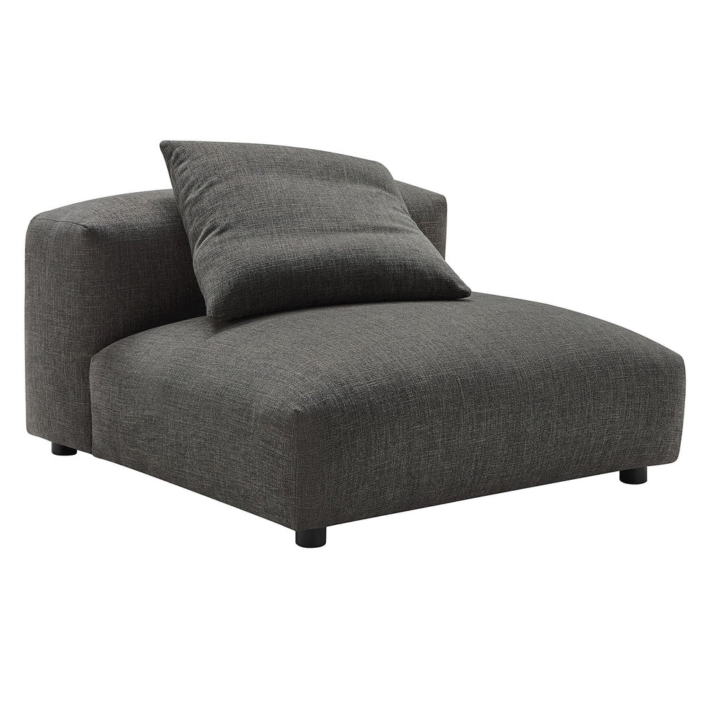 Modway Solace Modular Upholstered Fabric Armless Chair  