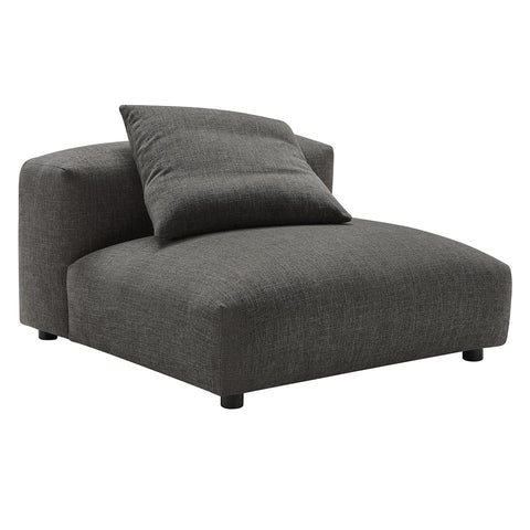 Modway Solace Modular Upholstered Fabric Armless Chair  