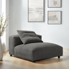 Modway Solace Modular Upholstered Fabric Armless Chair