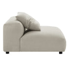 Modway Solace 3-Piece Modular Upholstered Fabric Sofa