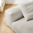Modway Solace Modular Upholstered Fabric Armless Chair