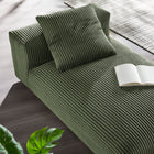 Modway Solace Modular Corduroy Upholstered Armless Chaise Lounge