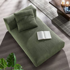 Modway Solace Modular Corduroy Upholstered Armless Chaise Lounge