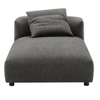 Modway Solace 2-Piece Modular Upholstered Fabric Sectional Sofa With Chaise