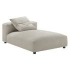 Modway Solace 2-Piece Modular Upholstered Fabric Sectional Sofa With Chaise