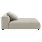 Modway Solace 2-Piece Modular Upholstered Fabric Sectional Sofa With Chaise
