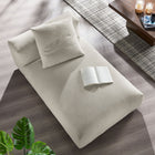 Modway Solace Modular Upholstered Fabric Armless Chaise Lounge