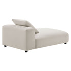 Modway Solace Modular Upholstered Fabric Armless Chaise Lounge