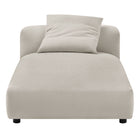 Modway Solace 2-Piece Modular Upholstered Fabric Sectional Sofa With Chaise