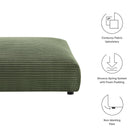 Modway Solace Modular Corduroy Upholstered Ottoman