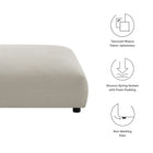 Modway Solace Modular Upholstered Fabric Ottoman