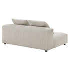 Modway Solace Modular Corduroy Upholstered Armless Loveseat