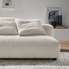 Modway Solace Modular Corduroy Upholstered Armless Loveseat