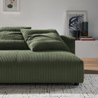 Modway Solace Modular Corduroy Upholstered Armless Loveseat