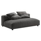 Modway Solace 2-Piece Modular Upholstered Fabric Sectional Sofa With Chaise