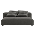 Modway Solace 2-Piece Modular Upholstered Fabric Sectional Sofa With Chaise