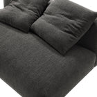 Modway Solace Modular Upholstered Fabric Armless Loveseat