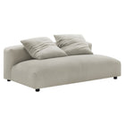 Modway Solace 2-Piece Modular Upholstered Fabric Sectional Sofa With Chaise