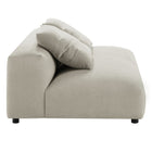 Modway Solace 2-Piece Modular Upholstered Fabric Sectional Sofa With Chaise