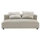 Modway Solace 2-Piece Modular Upholstered Fabric Sectional Sofa With Chaise