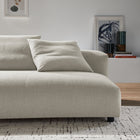 Modway Solace Modular Upholstered Fabric Armless Loveseat
