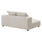 Modway Solace Modular Upholstered Fabric Armless Loveseat